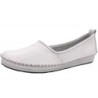 Andrea Conti Damen Ballerina Slipper Weiß 0027422-001 Schuhe