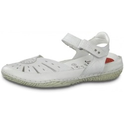 Jana Damen Sandale Weiß 28110-100 Schuhe