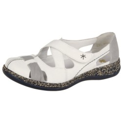 Rieker Damen Sandale Weiß 46367-80 Schuhe
