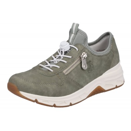 Rieker Damen Sneaker Hellgrün  48163-52 Schuhe