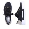 Rieker Damen Sneaker Schwarz/Gold N4931-00 Schuhe