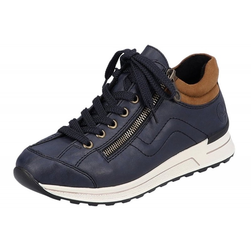 Rieker Damen Sneaker Blau N1400-14 Schuhe