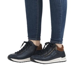 Rieker Damen Sneaker Blau N1400-14 Schuhe