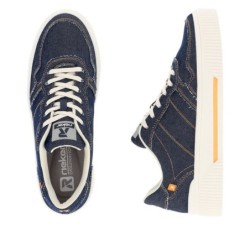 Rieker Evolution Damen Sneaker Jeans W0706-14 Schuhe