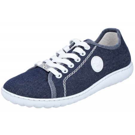 Rieker Damen Halbschuhe Jeans 52823-14 Schuhe