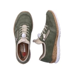Rieker Damen Sneaker Grün N42G0-52 Schuhe