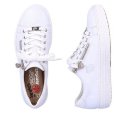 Rieker Damen Sneaker Weiß L59L1-83 Schuhe