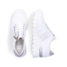Rieker Damen Sneaker Weiß N8321-80 Schuhe