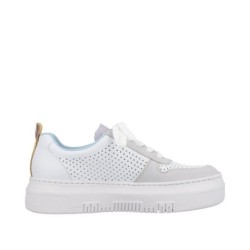 Rieker Damen Sneaker Weiß M1905-80 Schuhe