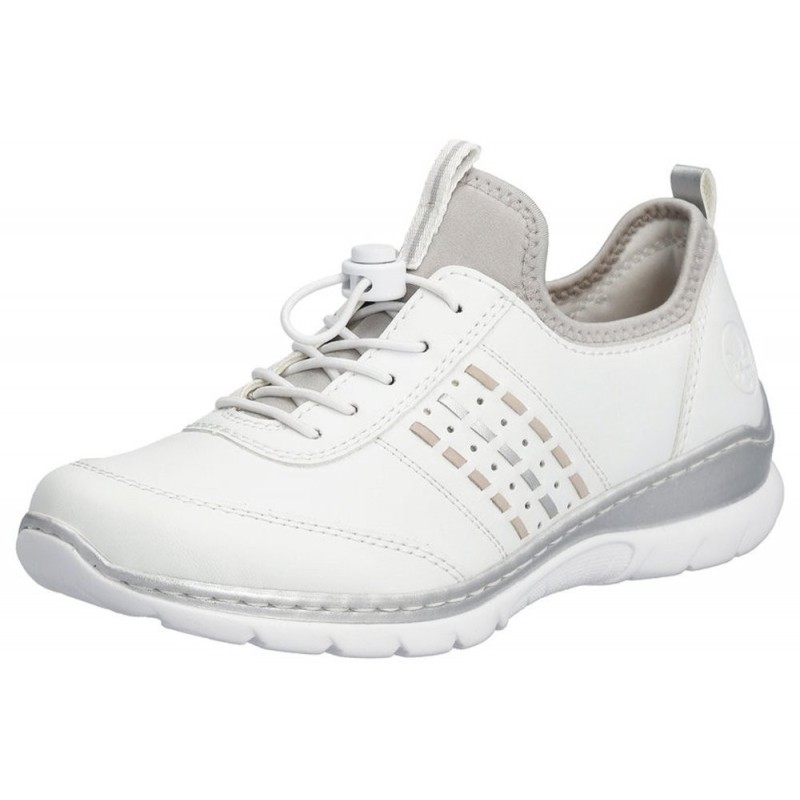 Rieker Damen Sneaker Weiß L3259-80 Schuhe