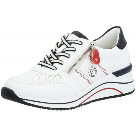 Remonte Damen Sneaker Weiß-Kombi D0T04-81 Schuhe