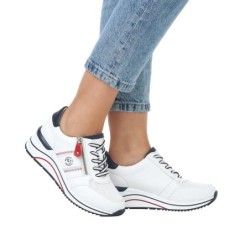 Remonte Damen Sneaker Weiß-Kombi D0T04-81 Schuhe