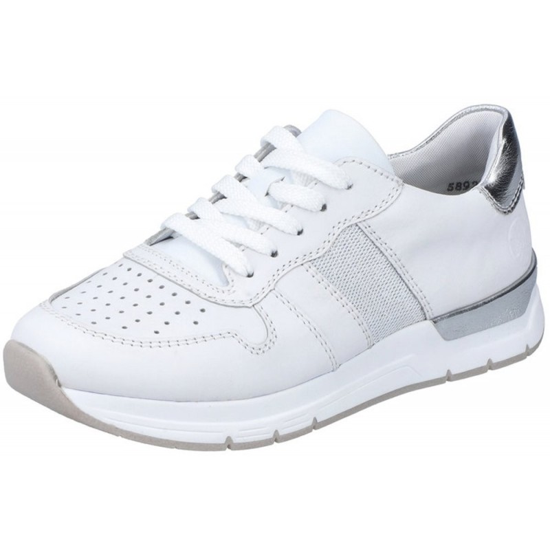 Rieker Damen Sneaker Weiß 58921-80 Schuhe