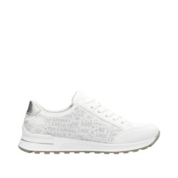 Rieker Damen Sneaker Weiß/Silber N1403-80 Schuhe