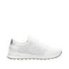 Rieker Damen Sneaker Weiß/Silber N1403-80 Schuhe