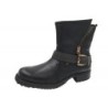 Imago Damen Leder Stiefel Schwarz  254311000-002 Schuhe