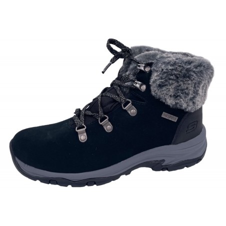 Skechers Damen Trego Winterboots Schwarz 167178 BLK Schuhe