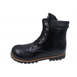 Andrea Conti Schnürboots Schwarz Lack 0344880-002 Schuhe