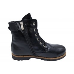 Andrea Conti Schnürboots Schwarz Lack 0344880-002 Schuhe