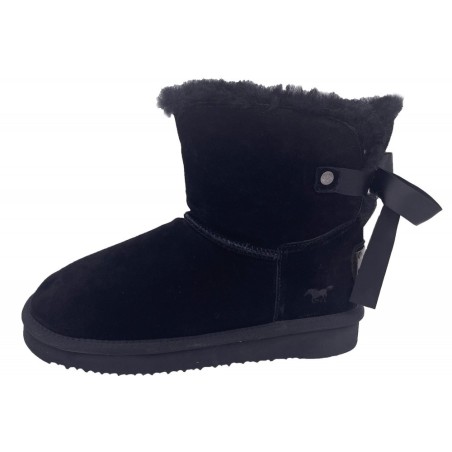 Mustang Damen Boots Schwarz 1343-606-9 Schuhe