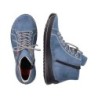 Rieker Damen Schnürboots Blau 71510-14 Schuhe