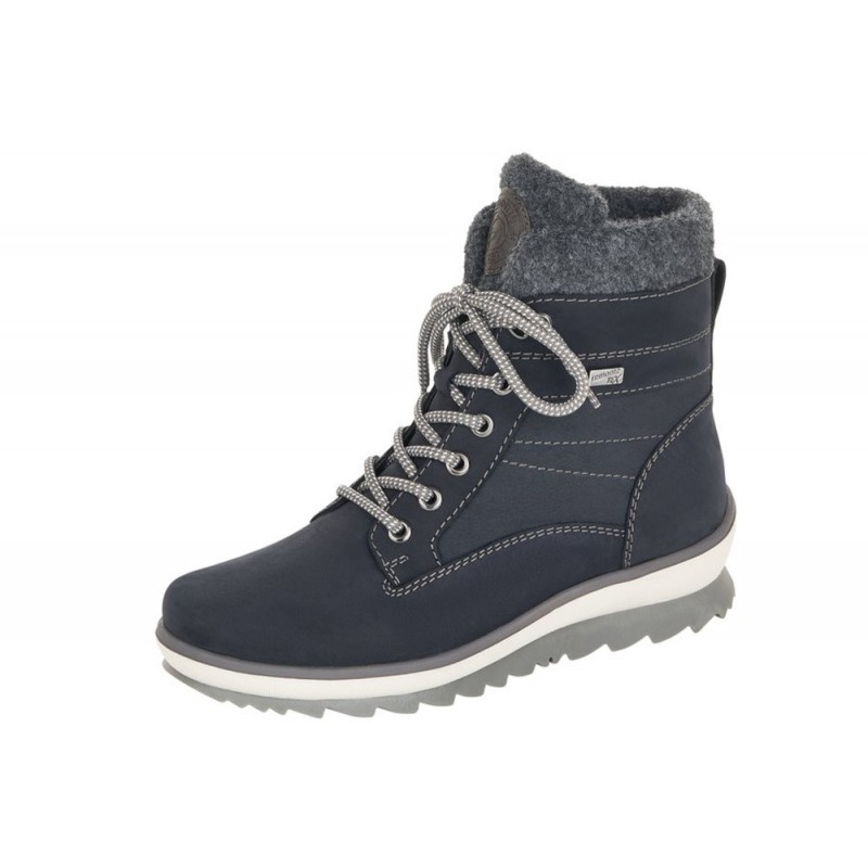 Remonte Damen Schnürer Blau Tex R8477-14 Schuhe