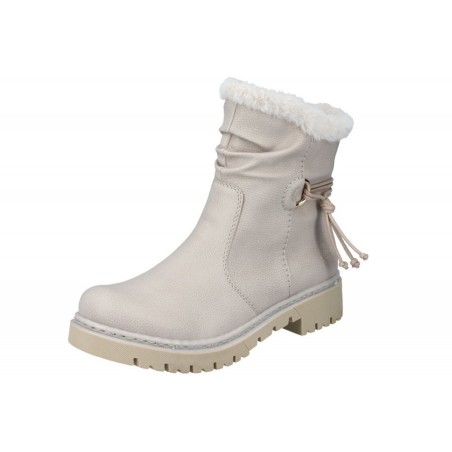 Rieker Damen Boots Beige/Offwhite Y2470-60 Schuhe