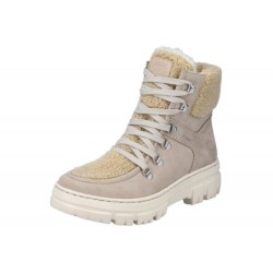 Rieker Damen Winterboots Beige Z7430-62 Schuhe