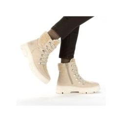 Rieker Damen Winterboots Beige Z7430-62 Schuhe