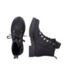 Rieker Damen Biker Boots Schwarz Y2422-01 Schuhe