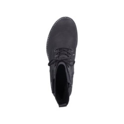 Rieker Damen Schnürboots Schwarz 78540-00 Schuhe