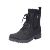 Rieker Damen Schnürboots Schwarz 78540-00 Schuhe