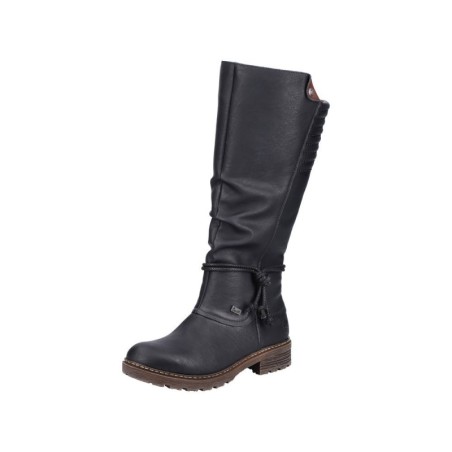 Rieker Damen Stiefel TEX Schwarz Z4776-00 Schuhe