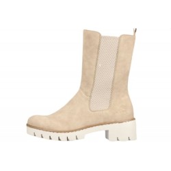 Rieker Damen Chelsea Boots Beige X5752-60 Schuhe