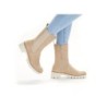 Rieker Damen Chelsea Boots Beige X5752-60 Schuhe