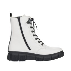 Rieker TEX Damen Boots Weiß X3414-80 Schuhe