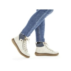 Rieker Tex Damen Boots Hellbeige Z4209-61 Schuhe