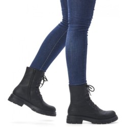 Rieker Damen Stiefel Schwarz Z9120-00 Schuhe