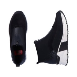 Rieker Damen Sneaker Schwarz N6352-00 Schuhe