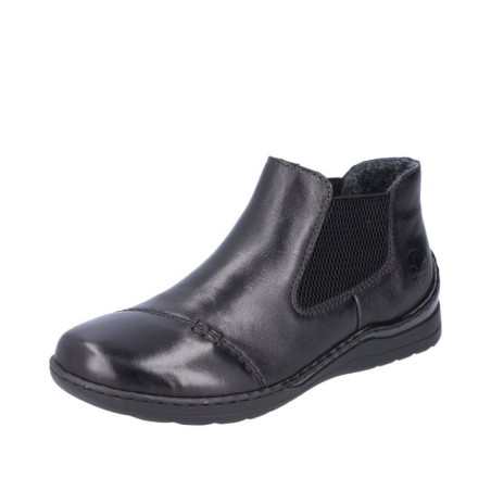 Rieker Damen Stiefelette Schwarz 48990-00 Schuhe