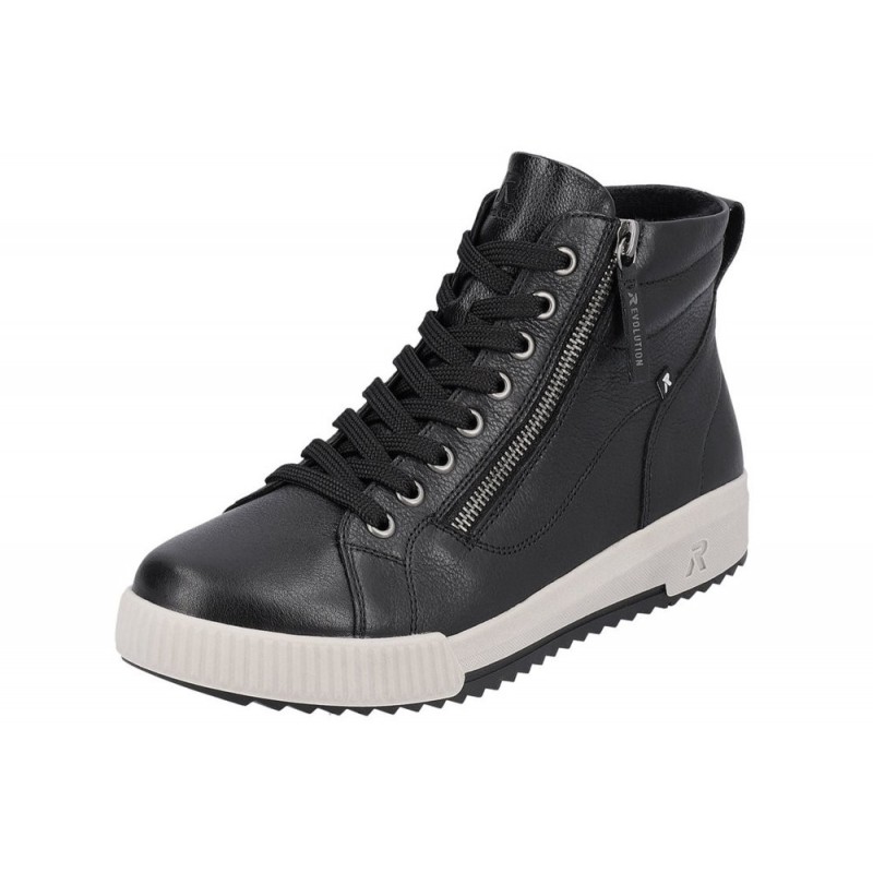 Rieker Evolution Damen Sneakerboots Schwarz W0164-00 Schuhe