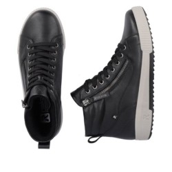 Rieker Evolution Damen Sneakerboots Schwarz W0164-00 Schuhe