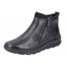 Rieker Damen Leder Kurzstiefel Schwarz Z0060-00 Schuhe