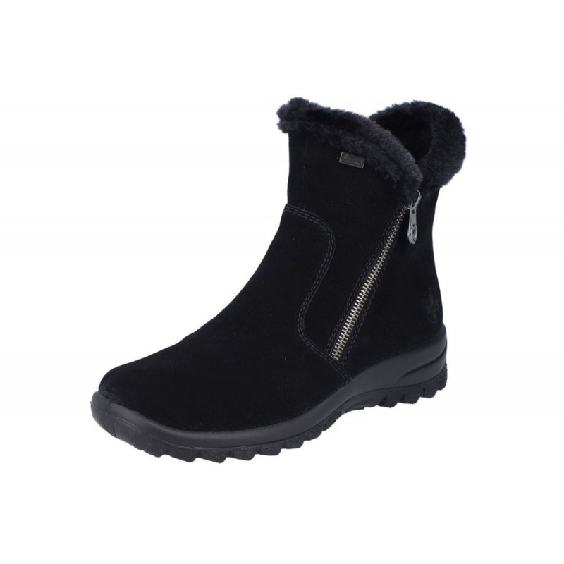 Rieker Damen Kurzstiefel Schwarz L7162-00 Schuhe
