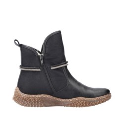 Rieker Damen Boots Schwarz Y8471-00 Schuhe