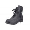 Rieker Damen Schnürboots Schwarz Y2441-00 Schuhe
