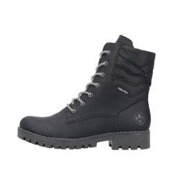 Rieker Damen Biker Boots Schwarz 78520-00 Schuhe