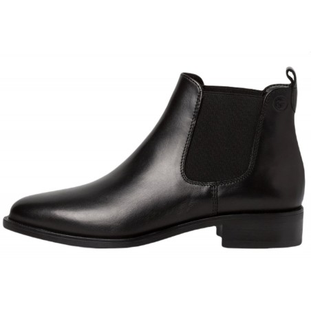 Tamaris Leder Chelsea Boots Schwarz  25376-001 Schuhe