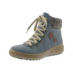 Rieker Damen Boots Hellblau Z6648-14 Schuhe