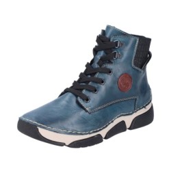 Rieker Damen Boots Blau 45943-12 Schuhe